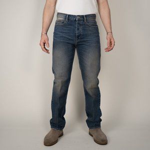 The Kooples Straight Jeans in Stonewashed Blue 31x30